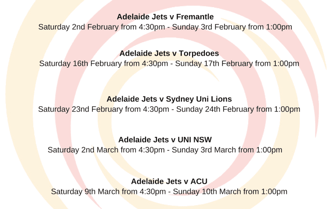 FYFE Adelaide Jets Home Games